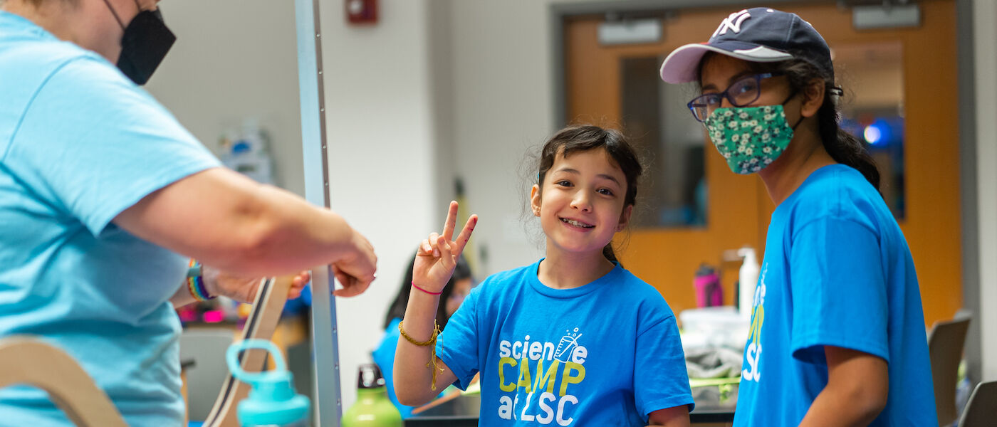 Campers at LSC Science Camp