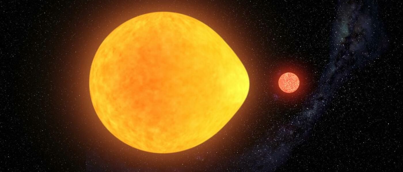HD74423, a teardrop-shaped star