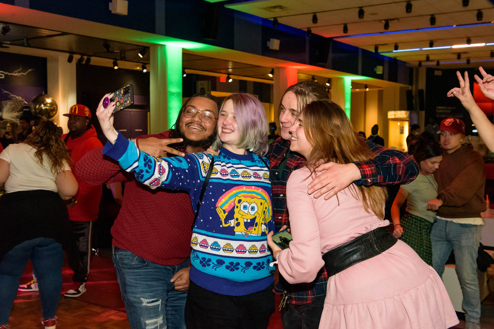 Guests having fun at LSC After Dark: Holiday Edition