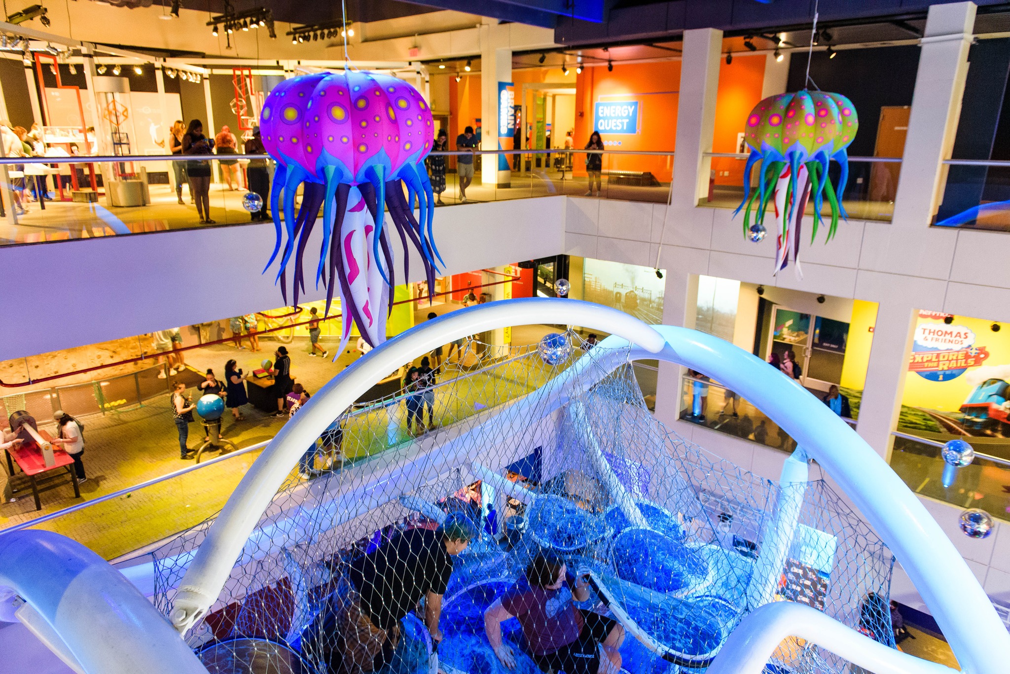 Giant jellyfish at LSC After Dark: Under the Sea