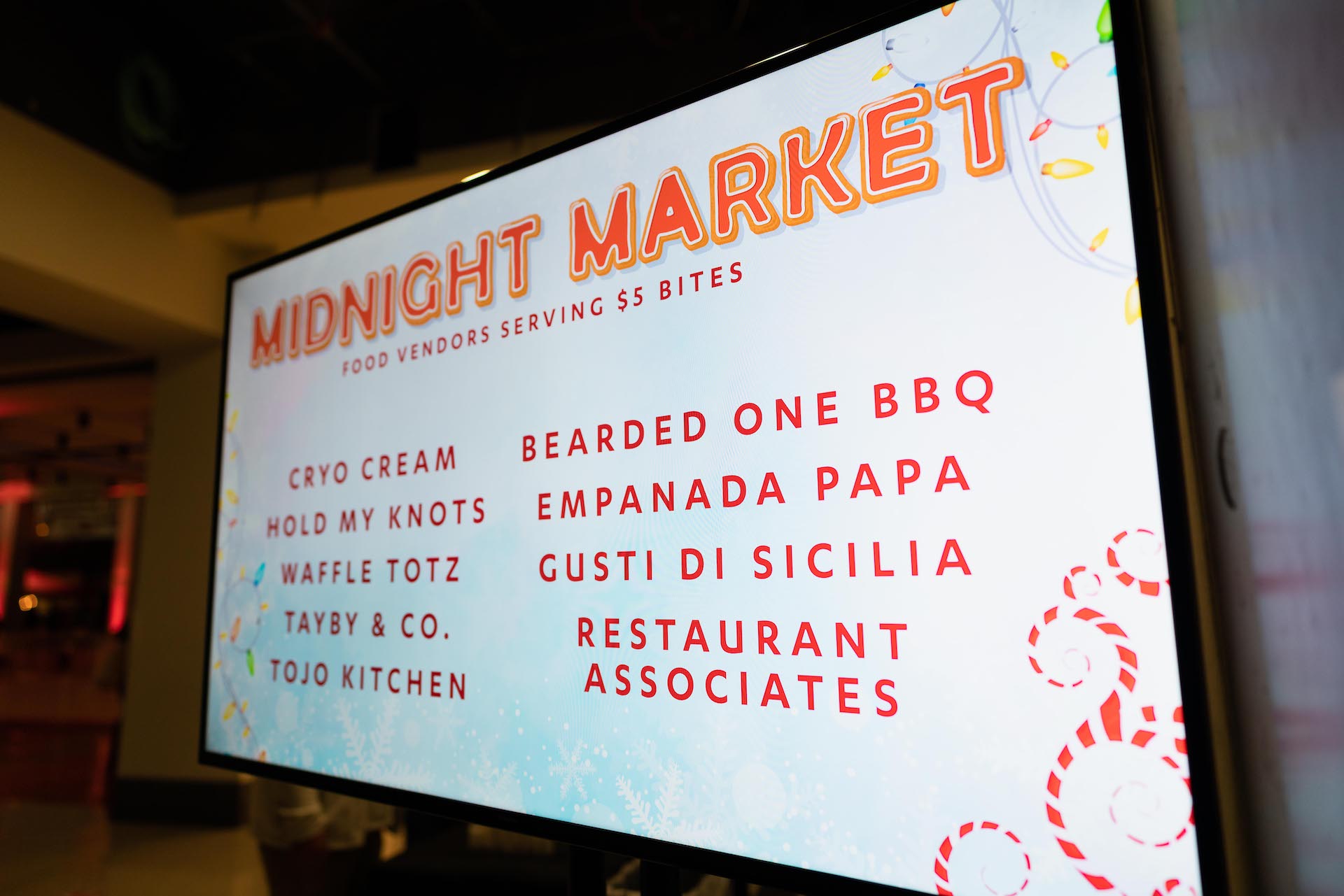 Midnight Market food vendor list