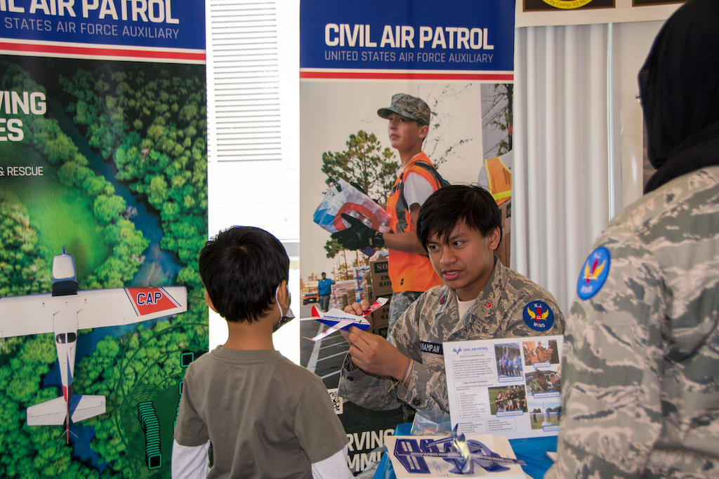 Guests at Aviation Day event