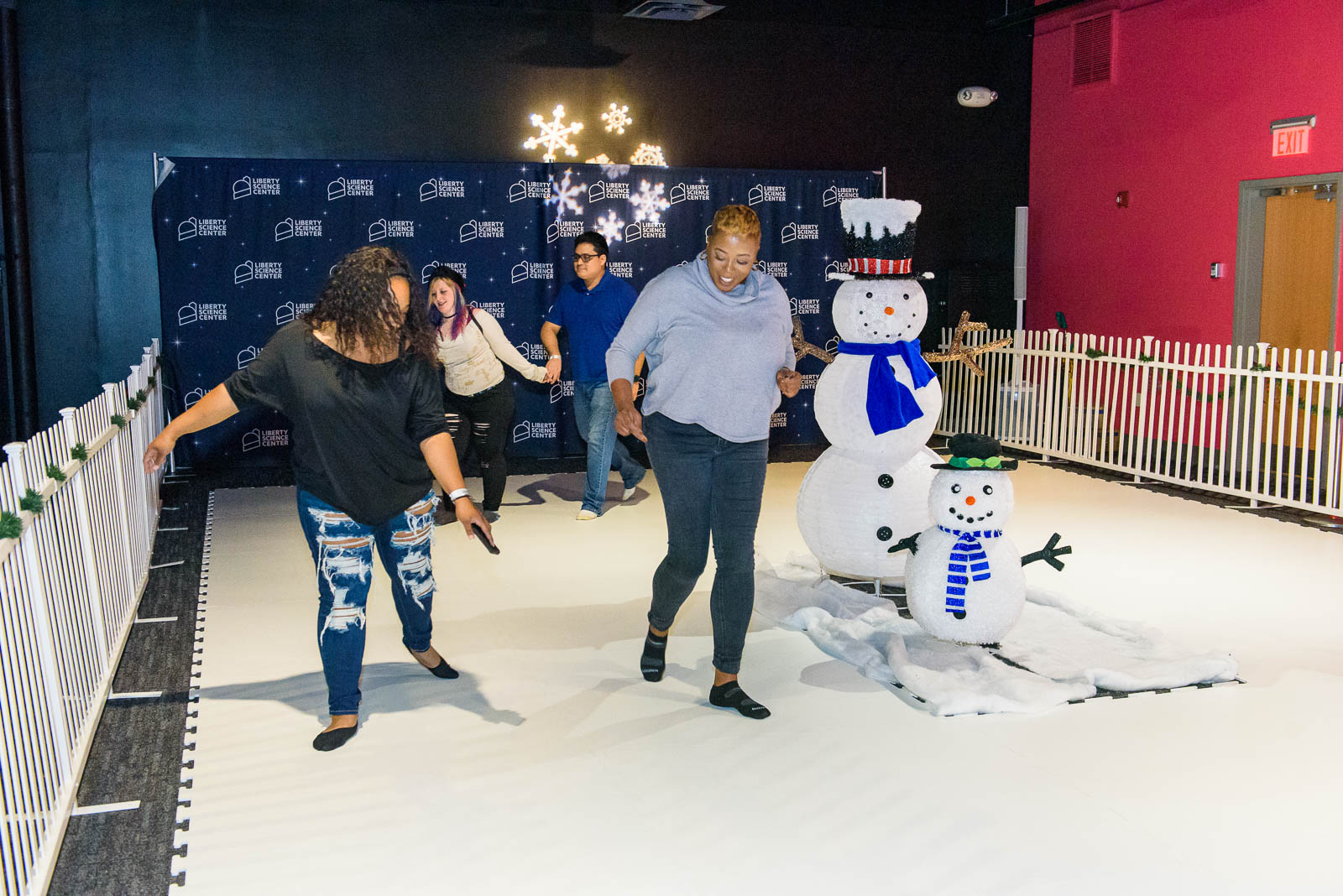 Guests having fun at LSC After Dark: Holiday Edition