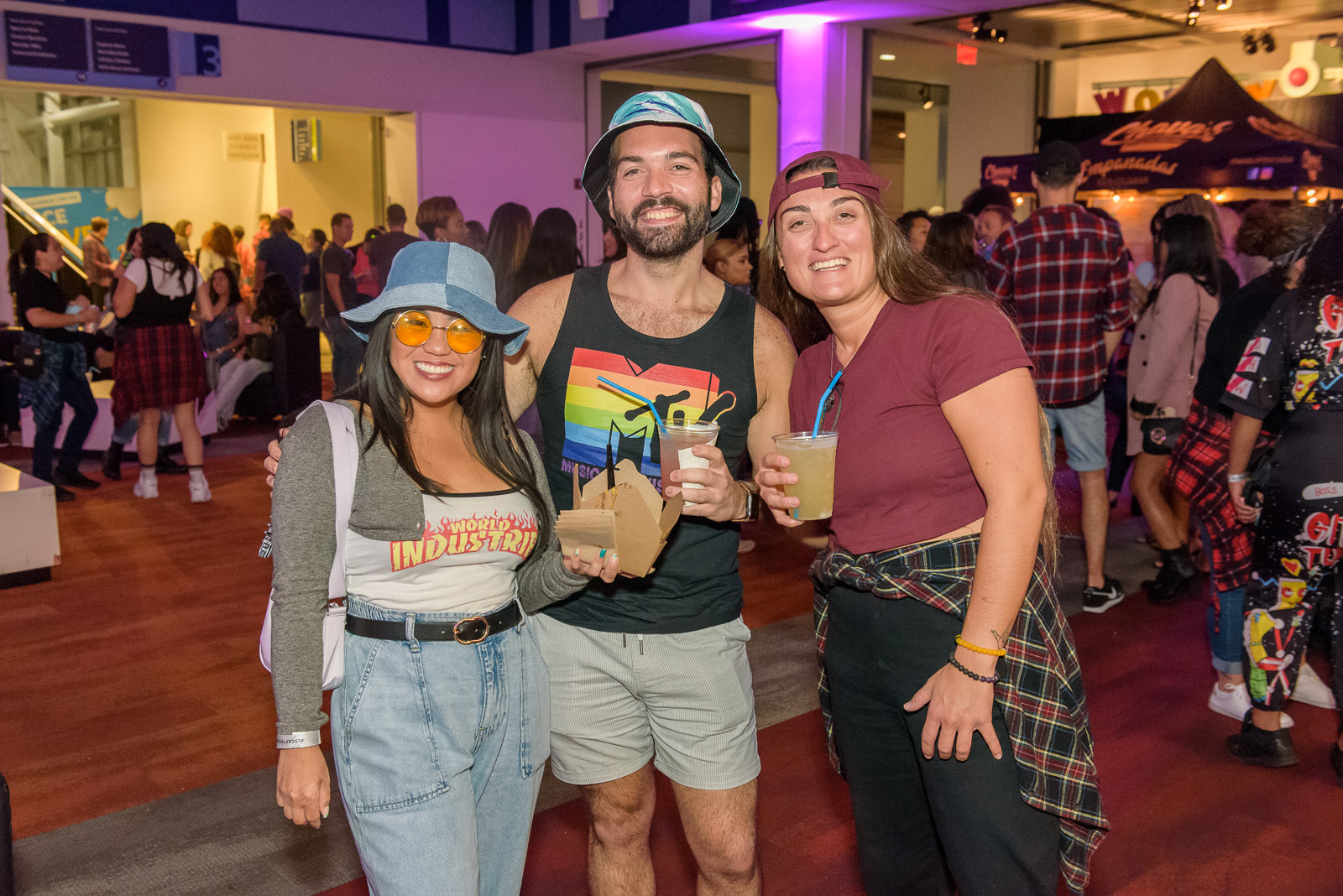 Guests having fun at LSC After Dark: 90s Night – Back to School