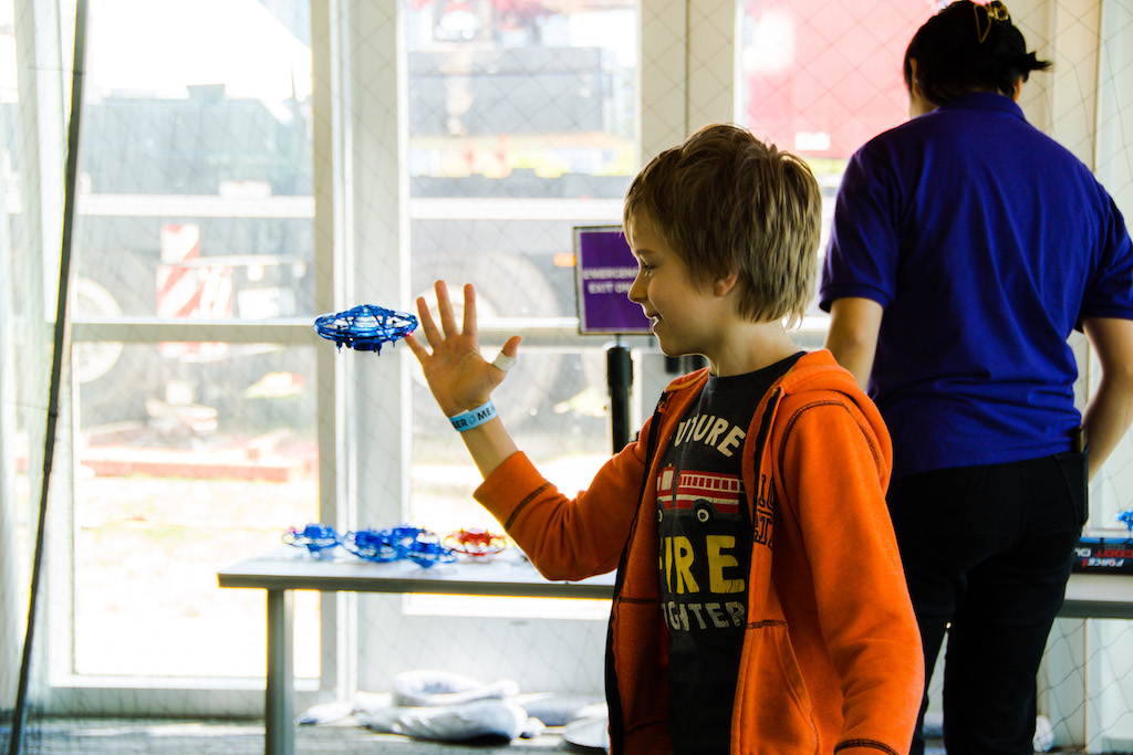 Guests at Aviation Day event