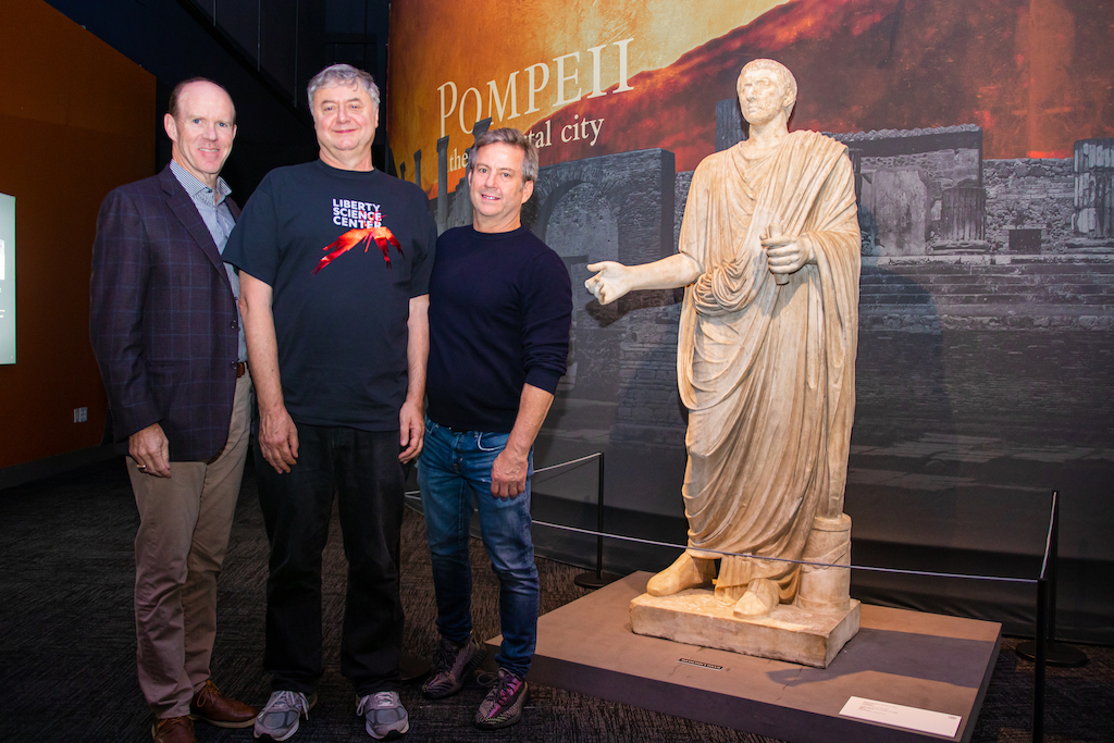At the opening event for Pompeii: The Immortal City