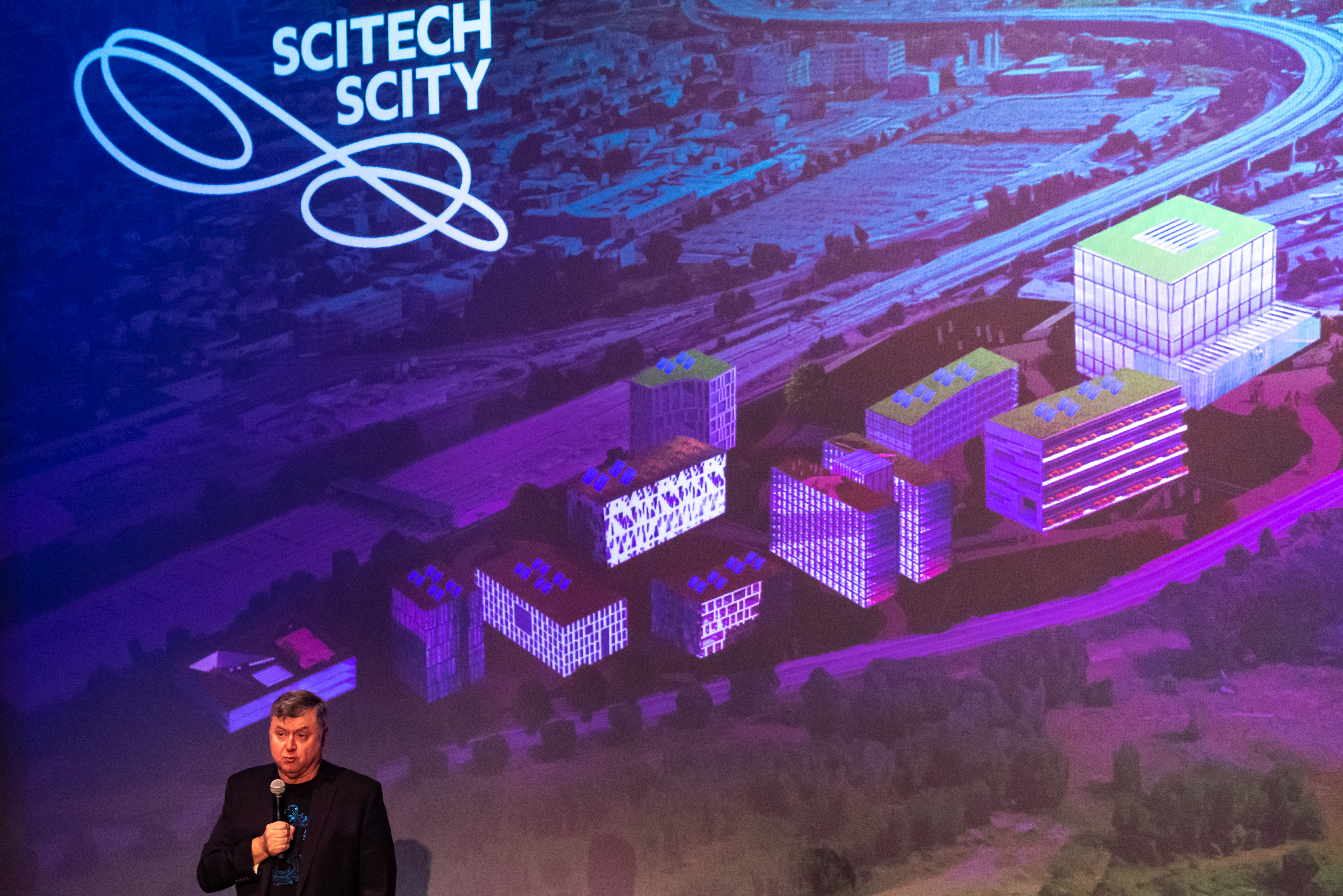 Paul Hoffman discusses plans for upcoming SciTech Scity campus