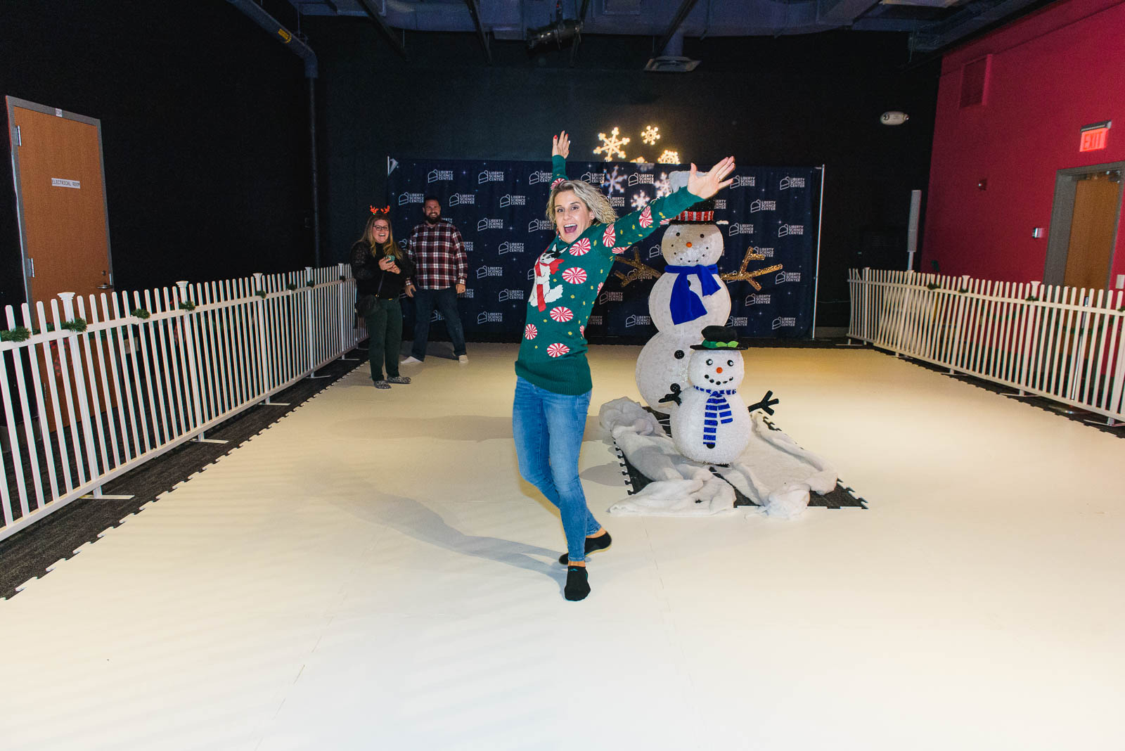 Guests having fun at LSC After Dark: Holiday Edition