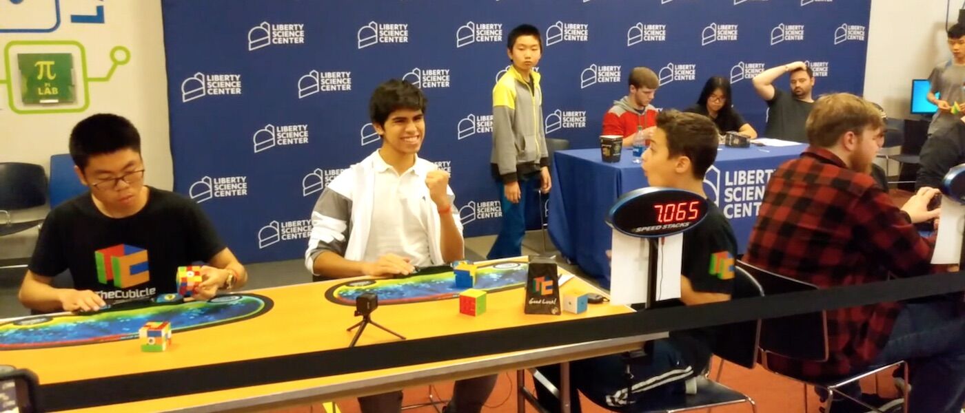 Rubik's Cube master Patrick Ponce solves the puzzle in 7.06 seconds