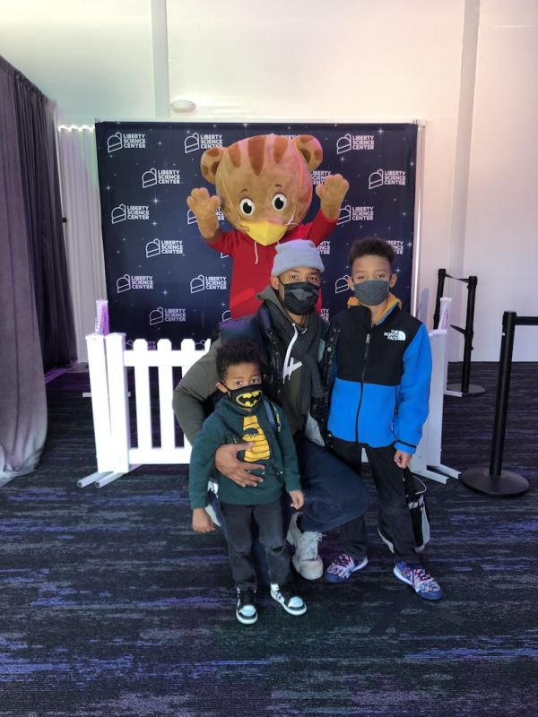 Family with Daniel Tiger