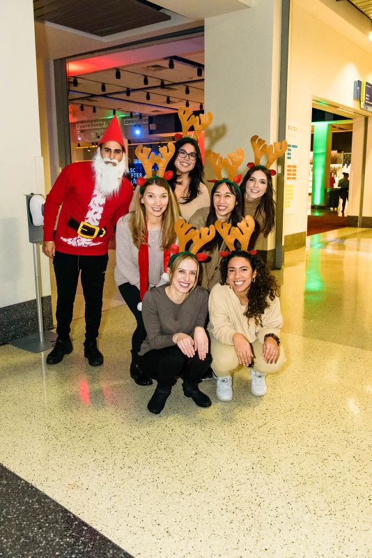 Guests having fun at LSC After Dark: Holiday Edition