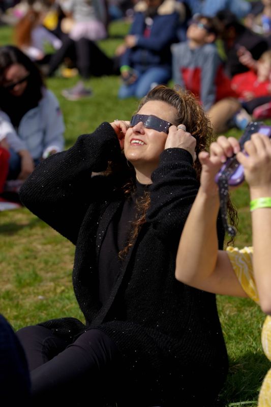 Having fun at The Great Eclipse celebration