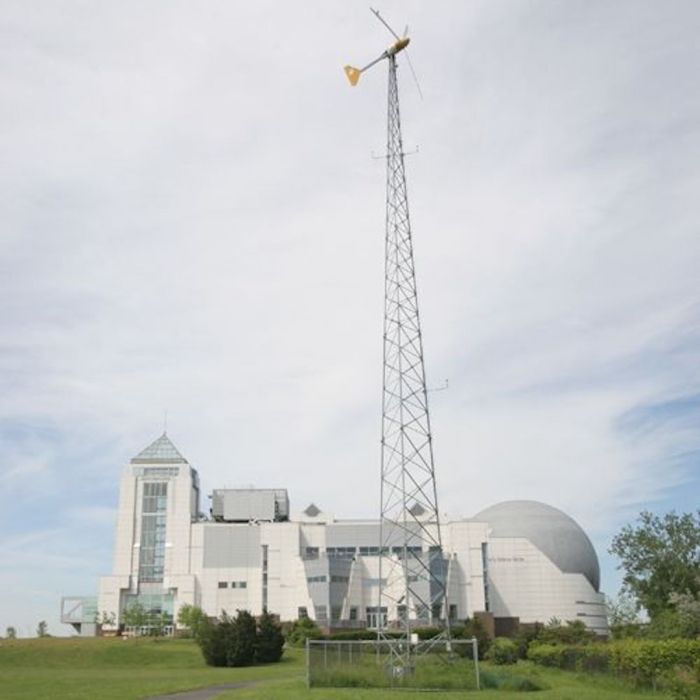 Wind turbine at Liberty Science Center