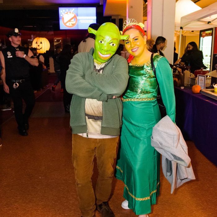 Guests in costume at LSC After Dark: Boos & Brews