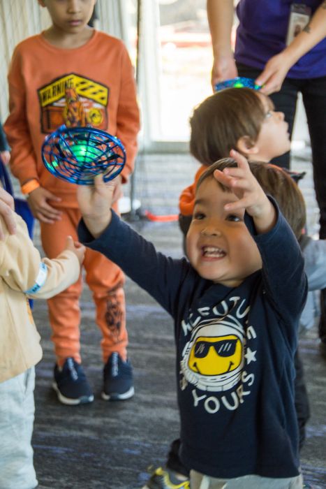 Guests at Aviation Day event