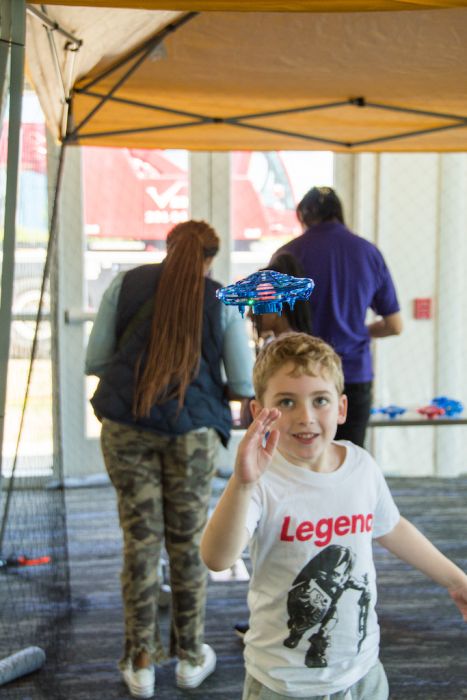 Guests at Aviation Day event