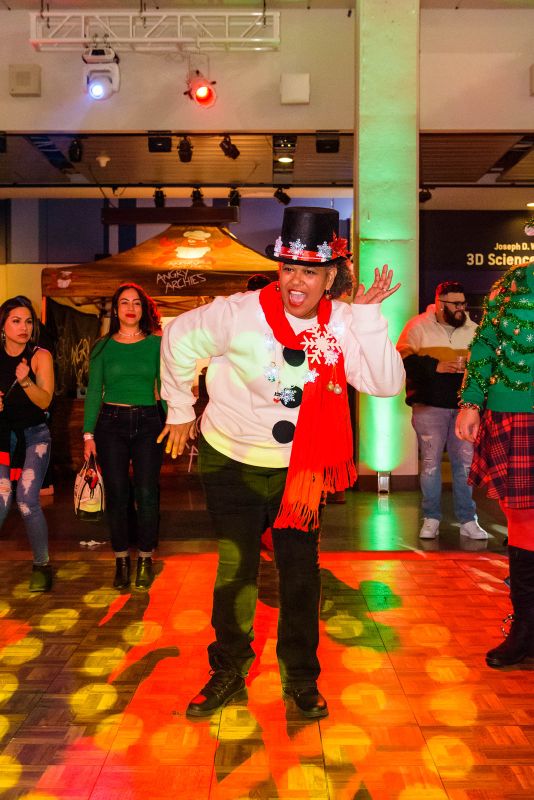 Guests having fun at LSC After Dark: Holiday Edition