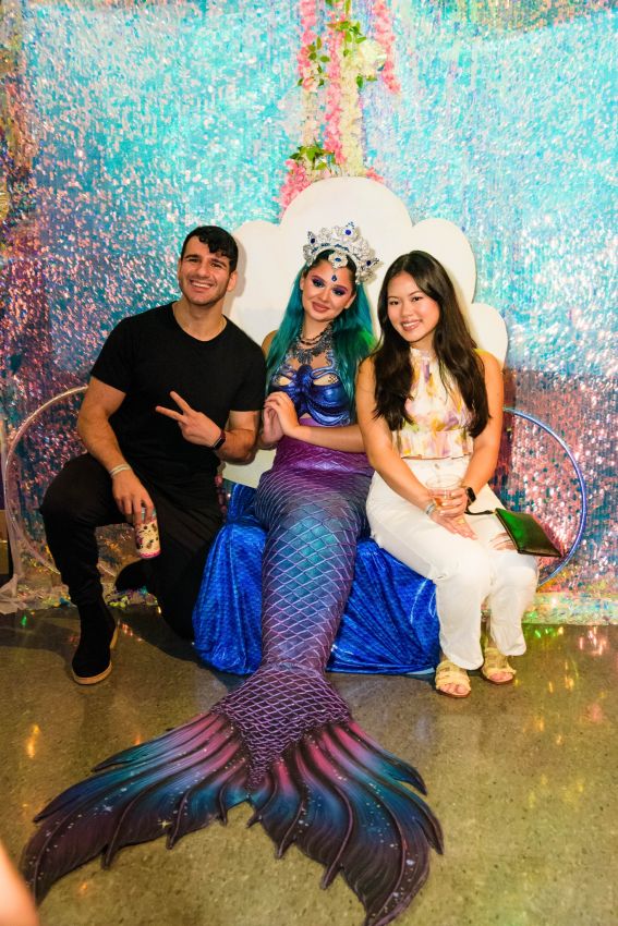 Guests having fun at LSC After Dark: Under the Sea