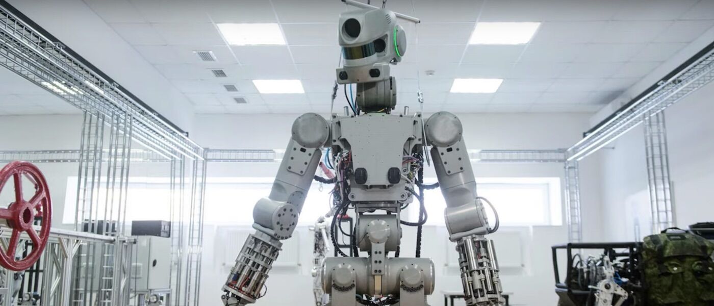 Russia's humanoid robot, Skybot F-850